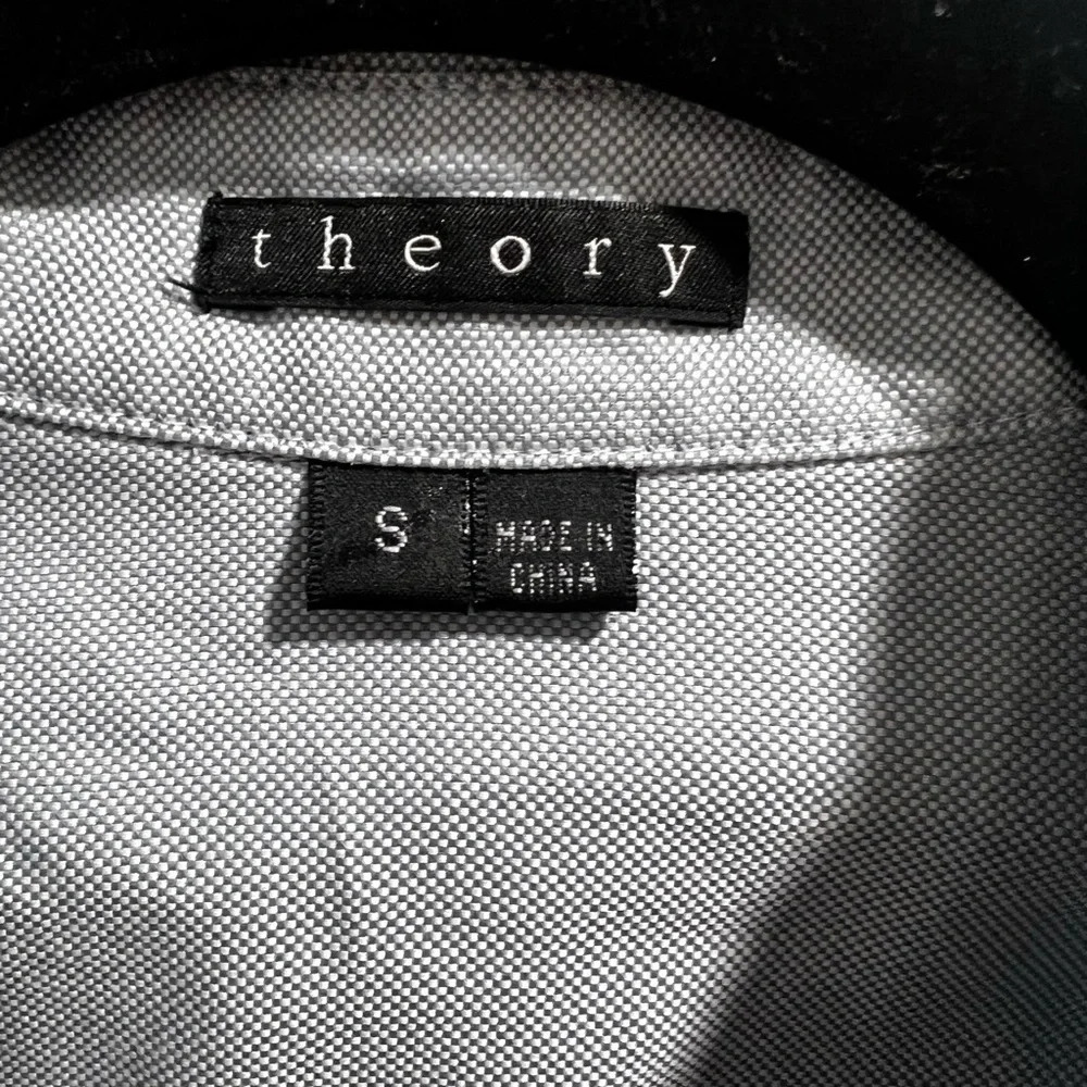 Theory Blouse Button Down Size Small With Buttons… - image 2